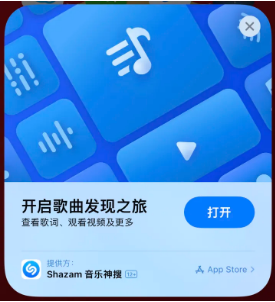 江阳苹果14维修站分享iPhone14音乐识别功能使用方法 